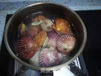 Make White burning scallop step 4