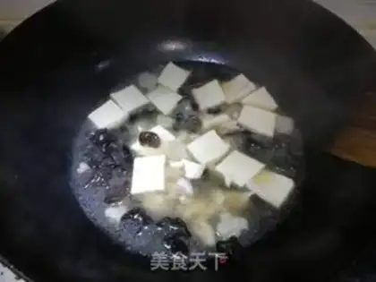 Make Meat tofu wood soup step 5