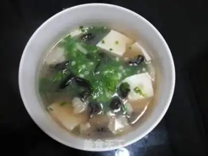 Make Meat tofu wood soup step 6