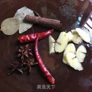 Make Flowers and red meat step 2