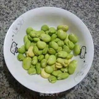 Make oatmeal peels, bean marfins step 1