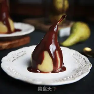 Make Black chocolate cinnamon pear step 9