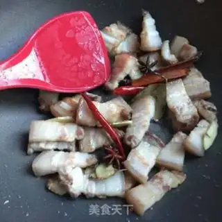 Make Flowers and red meat step 7