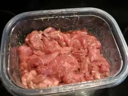 Make Porridge of raw beef step 0