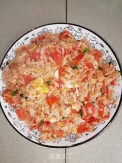 Make Tomato fried rice step 4
