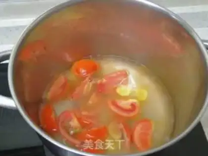 Make Tomato corn toads step 5