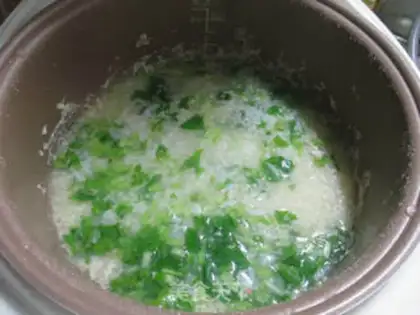 Make In celery, the spinal porridge step 3