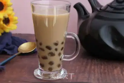 Make Pearl milk tea step 11