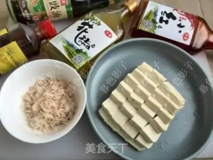 Make Shrimp leather tofu step 2