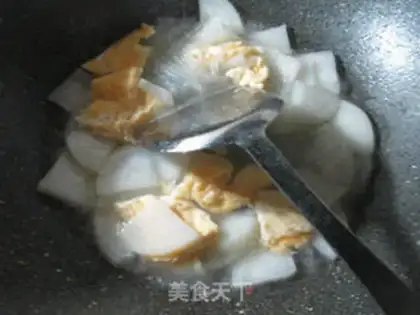Make A duck egg radish for a fan step 5