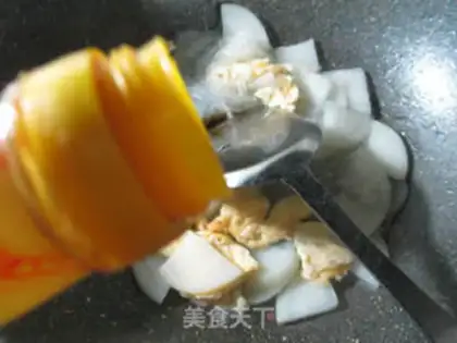 Make A duck egg radish for a fan step 6