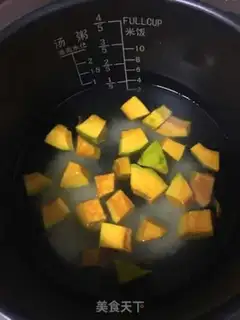 Make Pumpkin rice porridge step 4