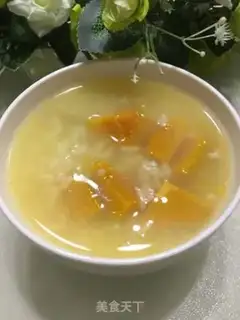 Make Pumpkin rice porridge step 7