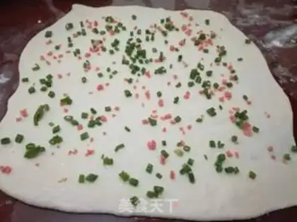 Make Ham onion rolls step 5