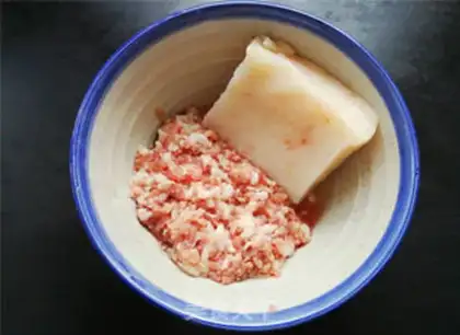 Make Tofu buns step 1
