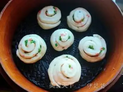 Make Ham onion rolls step 12
