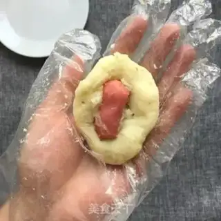 Make Sweet potatoes, hot dogs step 2