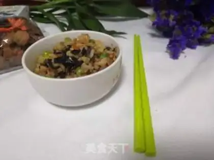 Make Cheese juice, skinny pea rice step 0