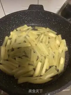 Make Potato burning beans step 2