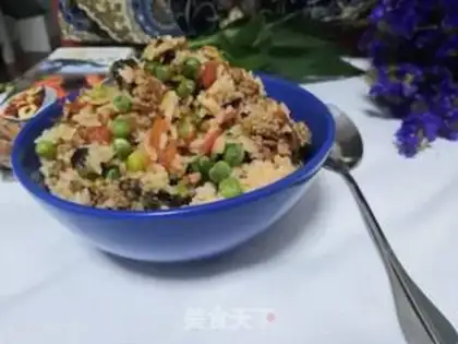 Make Cheese juice, skinny pea rice step 10