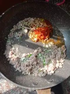 Make Spicy tofu step 2