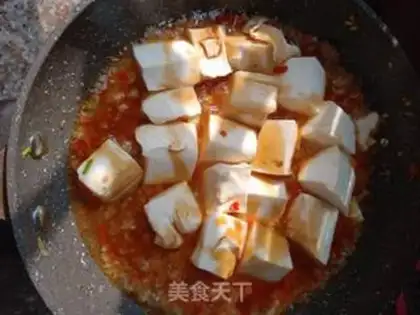 Make Spicy tofu step 4