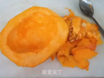 Make Pumpkin porridge step 2