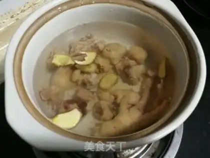 Make A chicken stew of cucumber step 2