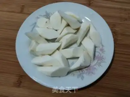 Make A chicken stew of cucumber step 3