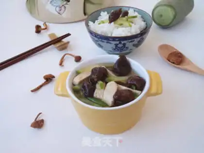 Make Roach tofu mushroom soup step 9