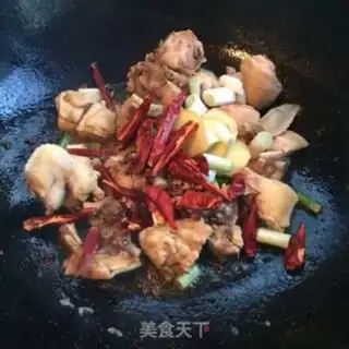 Make Chicken piece of potato noodles step 3