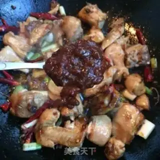 Make Chicken piece of potato noodles step 4