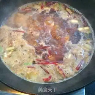 Make Chicken piece of potato noodles step 5