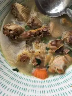 Make Chicken soup and vegetables step 5