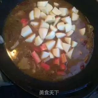 Make Chicken piece of potato noodles step 7