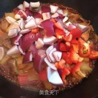 Make Chicken piece of potato noodles step 8