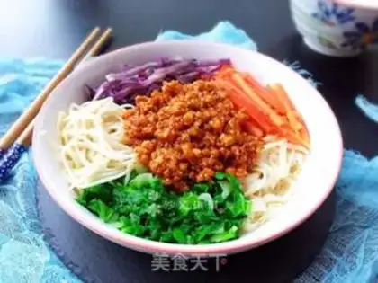 Make Five-coloured noodles step 12