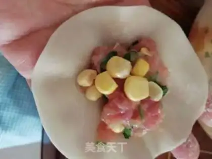 Make Fried corn dumpling step 2