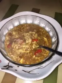 Make Agry egg soup step 3