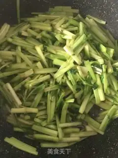 Make Fired celery step 3