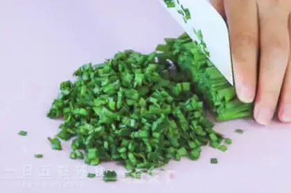 Make An egg roll with a pickle step 2