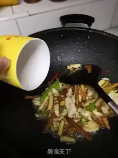 Make Chicken tofu dry step 6
