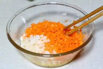 Make Carrot omelet step 3