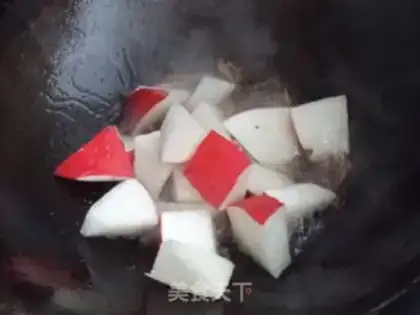 Make Poof radish step 4