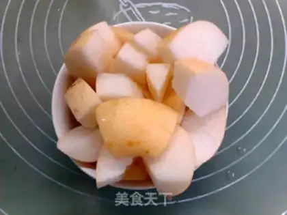 Make Apple Sydney almond ginger soup step 2
