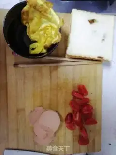 Make Home sandwich step 1