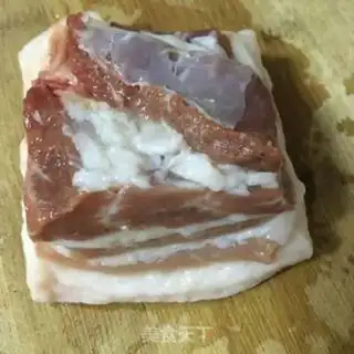 Make Four seasons of bean fried meat step 2
