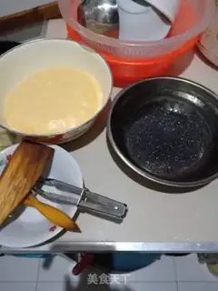 Make Pumpkin sesame cake step 0
