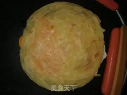 Make Hand grab cake step 4