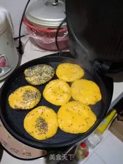 Make Pumpkin sesame cake step 3